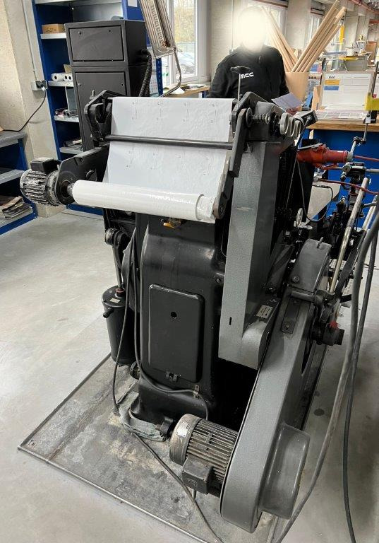 A3 die-cutting and hot foil stamping machine Original Heidelberg GTP with ART hot foil unit - Máquina de impressão: foto 2 A3 die-cutting and hot foil stamping machine Original Heidelberg GTP with ART hot foil unit - Máquina de impressão: foto 2