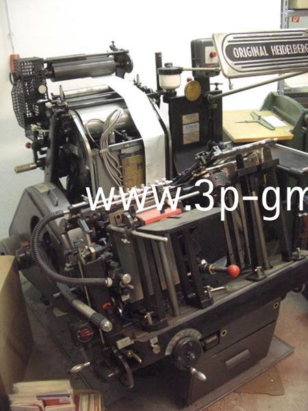 Heidelberg OHT-P Hot Foil Embossing Crucible - Máquina de impressão: foto 1 Heidelberg OHT-P Hot Foil Embossing Crucible - Máquina de impressão: foto 1