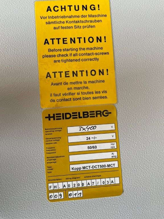 Heidelberg Stahlfolder MCT-DCT500-MCT coupling module - Máquina de dobrar papel: foto 2 Heidelberg Stahlfolder MCT-DCT500-MCT coupling module - Máquina de dobrar papel: foto 2