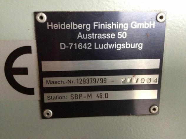 Heidelberg Steel SBP-M 46 D Upright Press Delivery - Máquina de dobrar papel: foto 2 Heidelberg Steel SBP-M 46 D Upright Press Delivery - Máquina de dobrar papel: foto 2