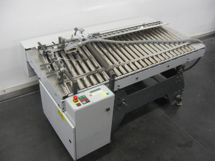 Heidelberg steel mobile, height-adjustable SRT 66 F-re-D inclined roller table (finishing station) - Máquina de dobrar papel: foto 2 Heidelberg steel mobile, height-adjustable SRT 66 F-re-D inclined roller table (finishing station) - Máquina de dobrar papel: foto 2