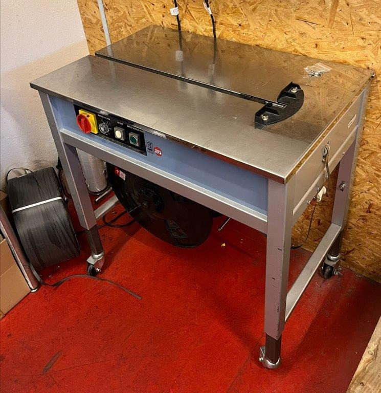 Mobile, height-adjustable PP strapping machine Ti 535 - Máquina de embalagem: foto 1 Mobile, height-adjustable PP strapping machine Ti 535 - Máquina de embalagem: foto 1