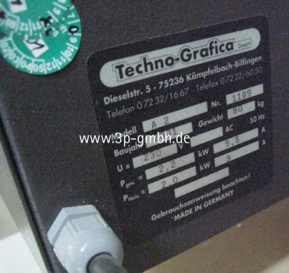 Technografica A 2 baking oven for printing plates - Máquina de impressão: foto 2 Technografica A 2 baking oven for printing plates - Máquina de impressão: foto 2