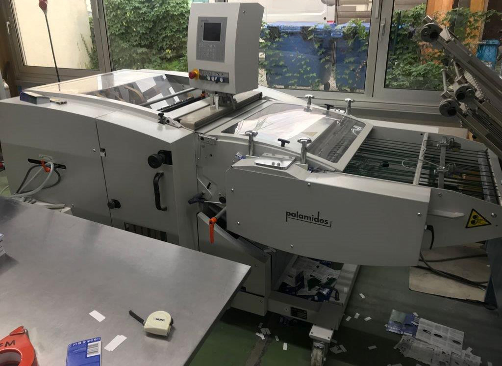 Automatic 5-fold bundle delivery Palamides delta 705 with MBO interface - Máquina de dobrar papel: foto 1 Automatic 5-fold bundle delivery Palamides delta 705 with MBO interface - Máquina de dobrar papel: foto 1