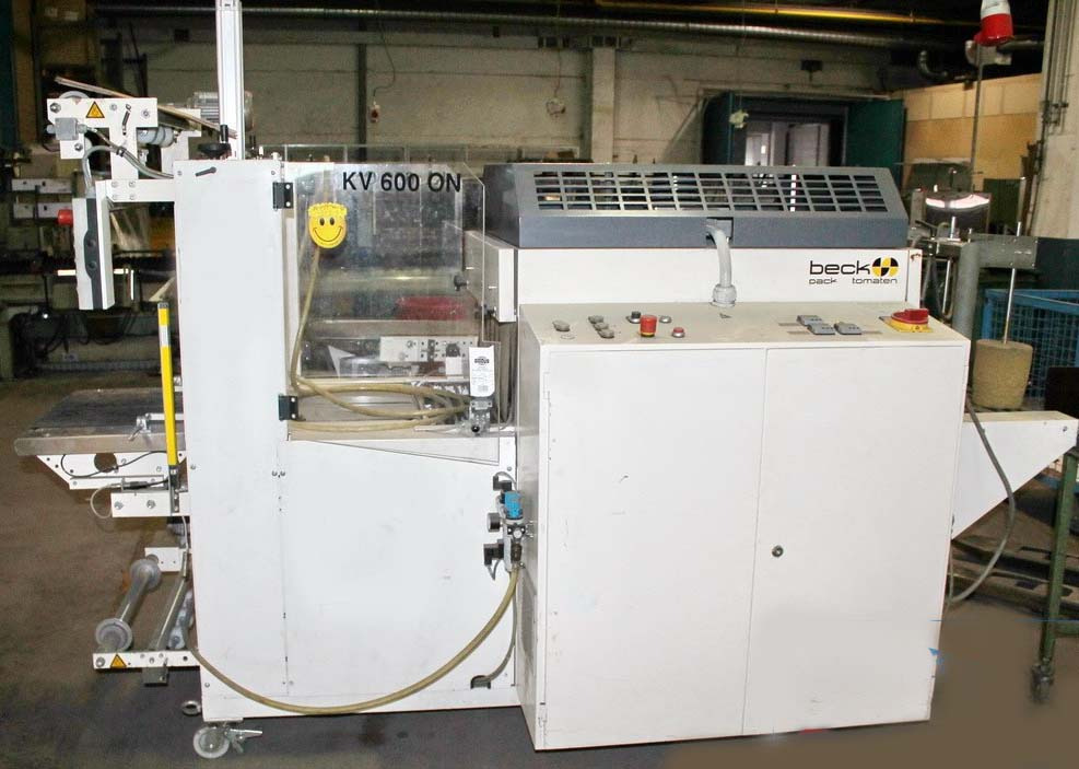 Beck case packer KV 600 pneumatic with 200cm infeed belt - Máquina de embalagem: foto 2 Beck case packer KV 600 pneumatic with 200cm infeed belt - Máquina de embalagem: foto 2