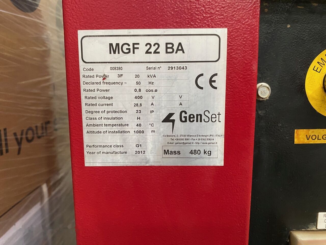GenSet 20 kVa Yanmar - Gerador elétrico: foto 5 GenSet 20 kVa Yanmar - Gerador elétrico: foto 5