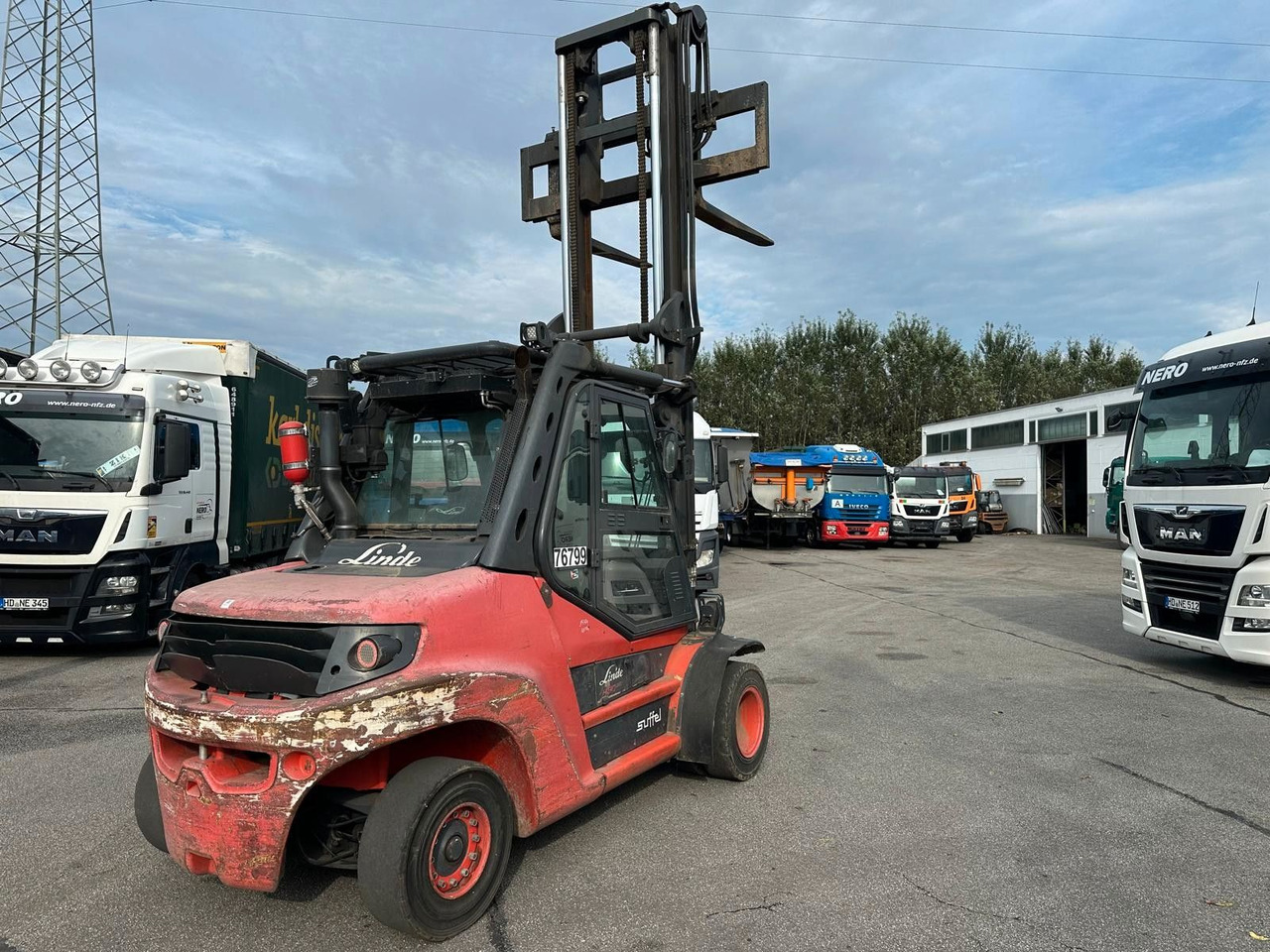Linde H80D -03/900 Klima/Rückfahrkamera Linde H80D -03/900 Klima/Rückfahrkamera - Empilhador a diesel: foto 3 Linde H80D -03/900 Klima/Rückfahrkamera Linde H80D -03/900 Klima/Rückfahrkamera - Empilhador a diesel: foto 3