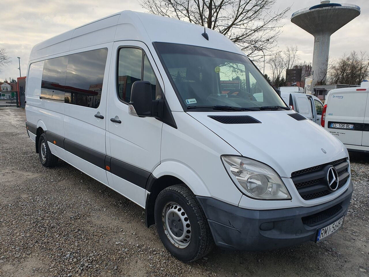 Minibus, Furgão de passageiros Mercedes-Benz SPRINTER 319 3,0V6 9 OSOB KLIMA WEBASTO TV HAK: foto 1