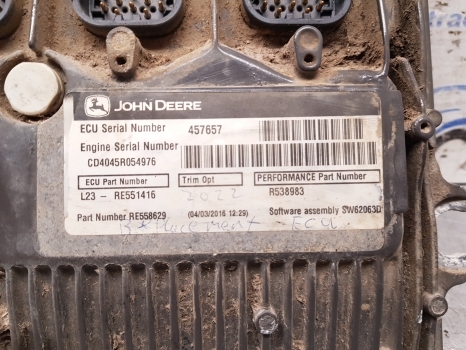 Claas Arion 500 Series A34 530 Engine Control Ecu 11478320, Re551416, R538983 - Centralina electrónica para Trator: foto 3 Claas Arion 500 Series A34 530 Engine Control Ecu 11478320, Re551416, R538983 - Centralina electrónica para Trator: foto 3