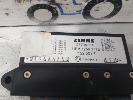 Claas Axion 800, 900, Arion 400, 500, 600 Ser 640 Ecu Ubm Type 1 Ite 0021704770 - Centralina electrónica para Trator: foto 2 Claas Axion 800, 900, Arion 400, 500, 600 Ser 640 Ecu Ubm Type 1 Ite 0021704770 - Centralina electrónica para Trator: foto 2