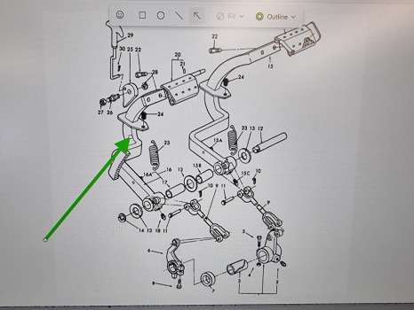 Ford 4610, 10 Series, Lp Cab Brake Pedal D4nn2n003c - Pedal para Trator: foto 5 Ford 4610, 10 Series, Lp Cab Brake Pedal D4nn2n003c - Pedal para Trator: foto 5
