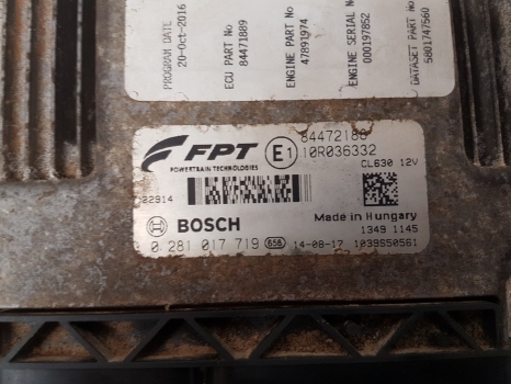 New Holland T5.95 Engine Control Unit Ecu 84472188, 10r036332, 84471889 - Centralina electrónica para Trator: foto 5 New Holland T5.95 Engine Control Unit Ecu 84472188, 10r036332, 84471889 - Centralina electrónica para Trator: foto 5