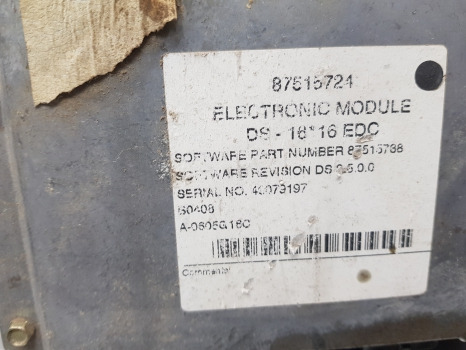 New Holland T6000 Plus, Elite, Delta 16x16 Transmission Ecu 87515724, 87515726 - Centralina electrónica: foto 3 New Holland T6000 Plus, Elite, Delta 16x16 Transmission Ecu 87515724, 87515726 - Centralina electrónica: foto 3
