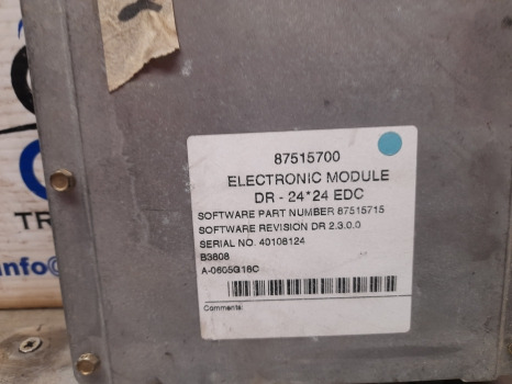 New Holland T6000 T6010 Delta Case Maxxum Transmission 24x24 Ecu 87515701 - Centralina electrónica: foto 2 New Holland T6000 T6010 Delta Case Maxxum Transmission 24x24 Ecu 87515701 - Centralina electrónica: foto 2