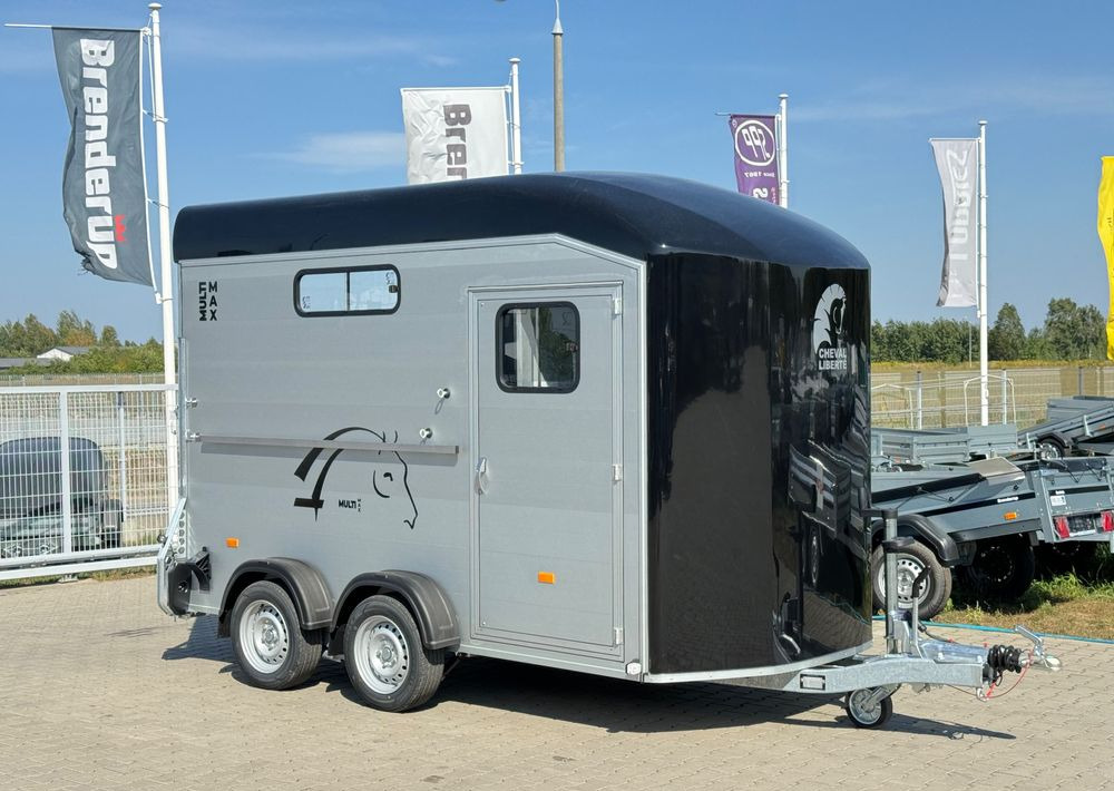 CHEVAL LIBERTÉ MultiMax przyczepa na dwa konie | duża siodlarnia | drzwi boczne | 2600 kg DMC | 380×181 cm | ALUMINIOWA | Debon | dostawa | mocna i solidna | - Reboque para cavalos: foto 1 CHEVAL LIBERTÉ MultiMax przyczepa na dwa konie | duża siodlarnia | drzwi boczne | 2600 kg DMC | 380×181 cm | ALUMINIOWA | Debon | dostawa | mocna i solidna | - Reboque para cavalos: foto 1