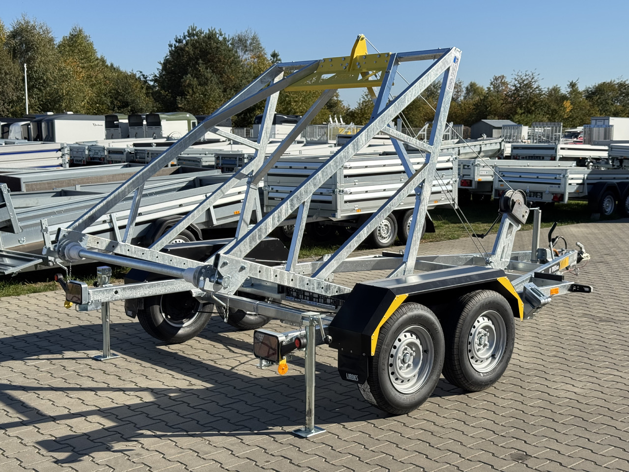 Reboque para bobinas novo LORRIES TPB35-4925 + wciągarka elektryczna | 3500kg: foto 16