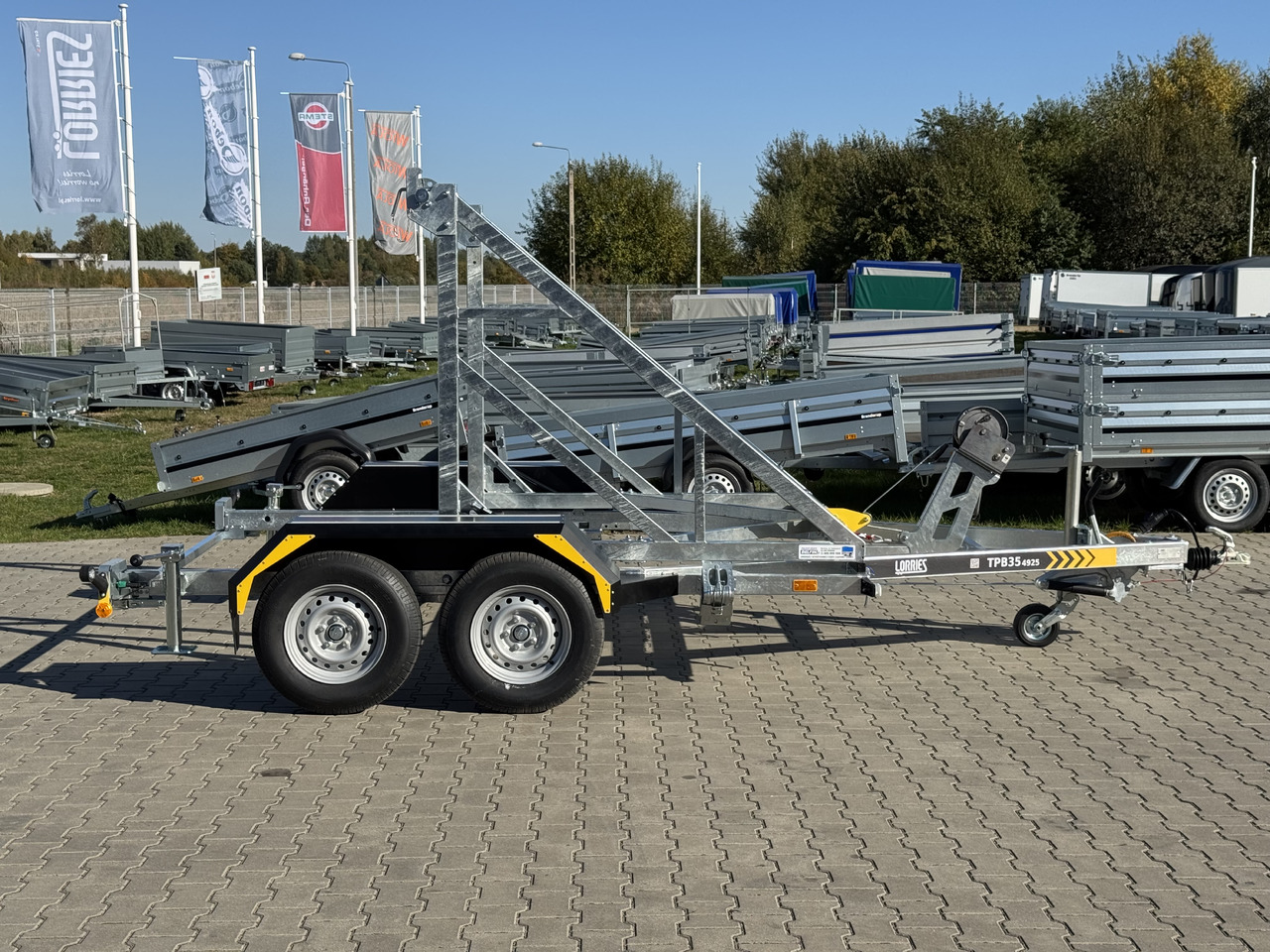 Reboque para bobinas novo LORRIES TPB35-4925 + wciągarka elektryczna | 3500kg: foto 15