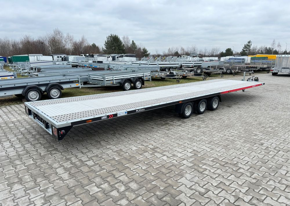 Lorries PL35-8521 laweta na dwa auta 3500kg wypełnienie podłogi ALU 3 osie - Reboque transporte de veículos: foto 4 Lorries PL35-8521 laweta na dwa auta 3500kg wypełnienie podłogi ALU 3 osie - Reboque transporte de veículos: foto 4