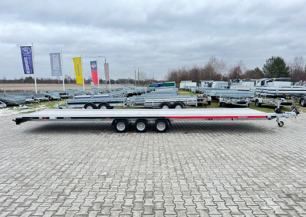 Lorries PL35-8521 laweta na dwa auta 3500kg wypełnienie podłogi ALU 3 osie - Reboque transporte de veículos: foto 3 Lorries PL35-8521 laweta na dwa auta 3500kg wypełnienie podłogi ALU 3 osie - Reboque transporte de veículos: foto 3