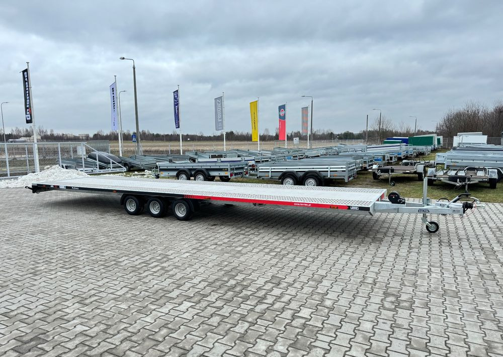 Lorries PL35-8521 laweta na dwa auta 3500kg wypełnienie podłogi ALU 3 osie - Reboque transporte de veículos: foto 2 Lorries PL35-8521 laweta na dwa auta 3500kg wypełnienie podłogi ALU 3 osie - Reboque transporte de veículos: foto 2