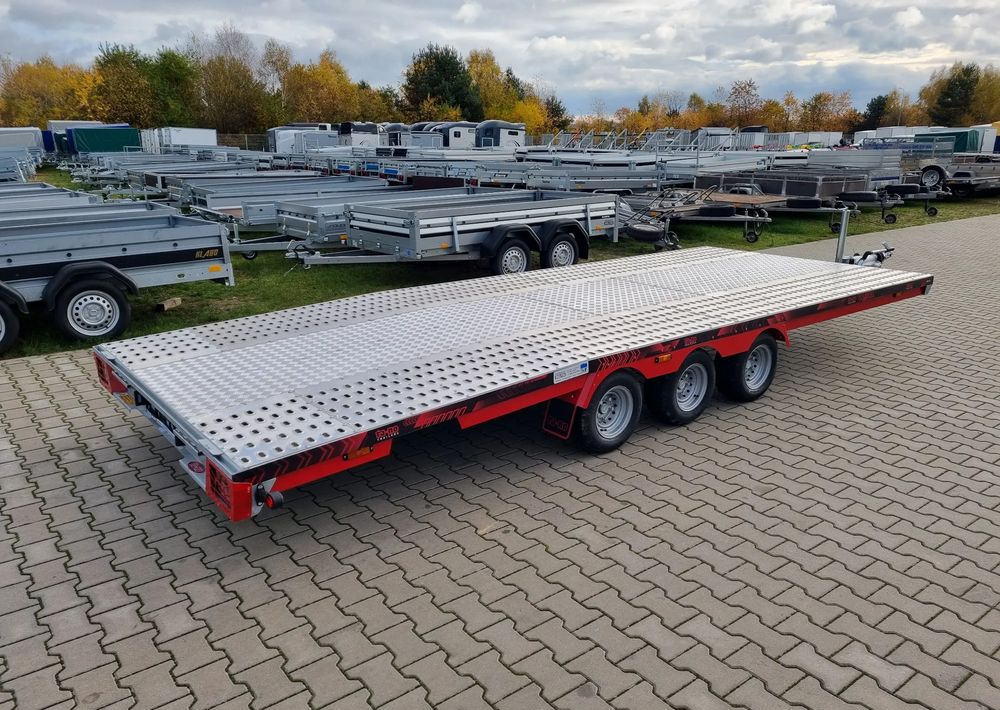 TA-NO TA-NO Scorpio 55 PREMIUM laweta 3 osiowa 5.5m 3500kg DMC najazdy niski załadunek - Reboque transporte de veículos: foto 3 TA-NO TA-NO Scorpio 55 PREMIUM laweta 3 osiowa 5.5m 3500kg DMC najazdy niski załadunek - Reboque transporte de veículos: foto 3