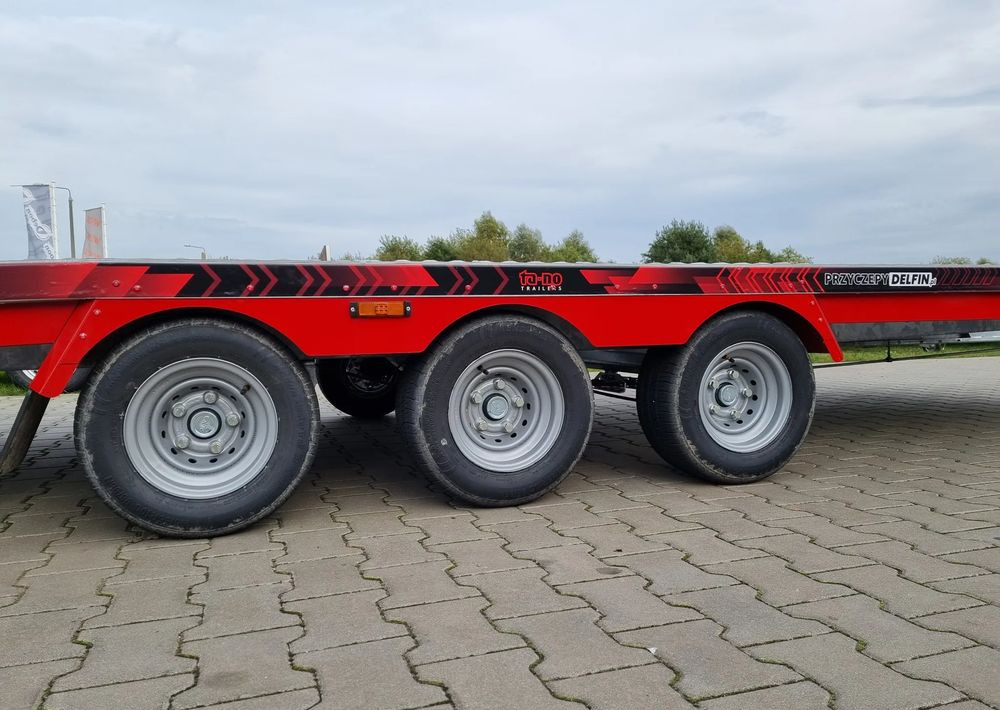 Reboque transporte de veículos novo TA-NO TA-NO Scorpio 55 PREMIUM laweta 3 osiowa 5.5m 3500kg DMC najazdy niski załadunek: foto 17