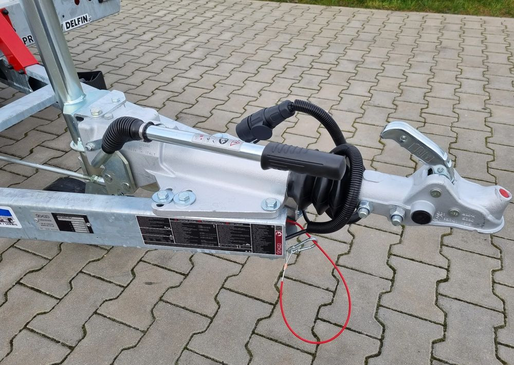 Reboque transporte de veículos novo TA-NO TA-NO Scorpio 55 PREMIUM laweta 3 osiowa 5.5m 3500kg DMC najazdy niski załadunek: foto 15