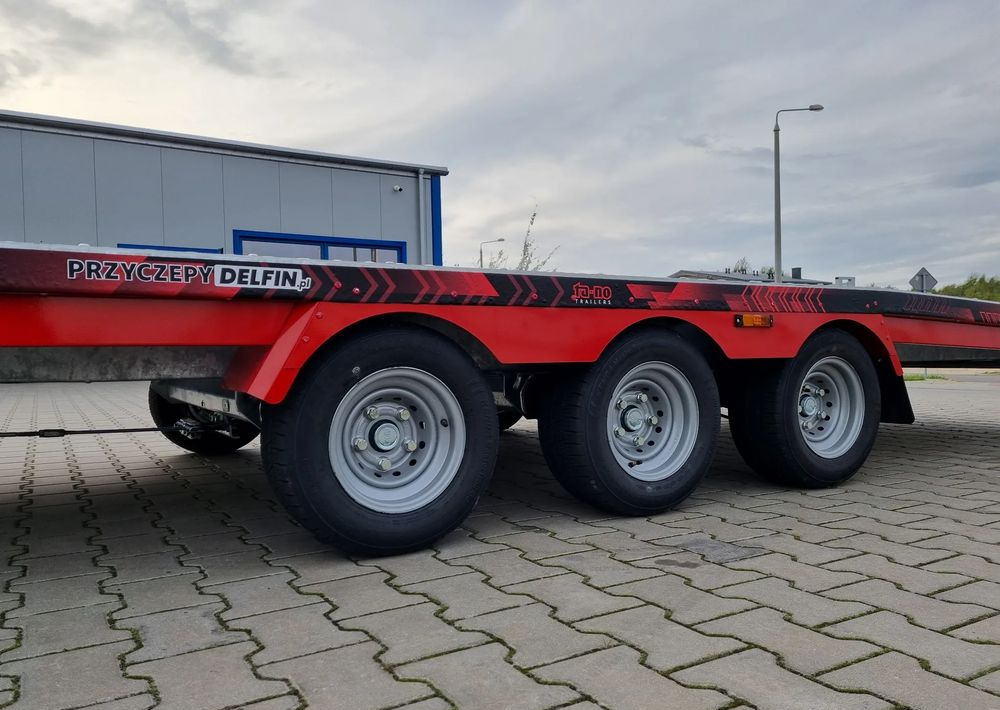 Reboque transporte de veículos novo TA-NO TA-NO Scorpio 55 PREMIUM laweta 3 osiowa 5.5m 3500kg DMC najazdy niski załadunek: foto 18