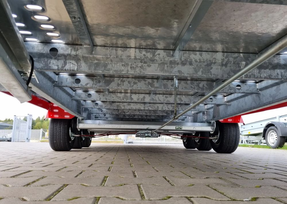 Reboque transporte de veículos novo TA-NO TA-NO Scorpio 55 PREMIUM laweta 3 osiowa 5.5m 3500kg DMC najazdy niski załadunek: foto 19