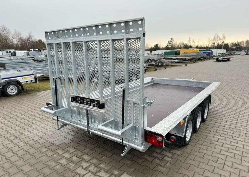 WIOLA Wiola B3540 MAX - 400 x 170 cm | 2546kg ładowności | trap stalowy | 3-osiowa budowlanka - Reboque porta máquinas: foto 5 WIOLA Wiola B3540 MAX - 400 x 170 cm | 2546kg ładowności | trap stalowy | 3-osiowa budowlanka - Reboque porta máquinas: foto 5