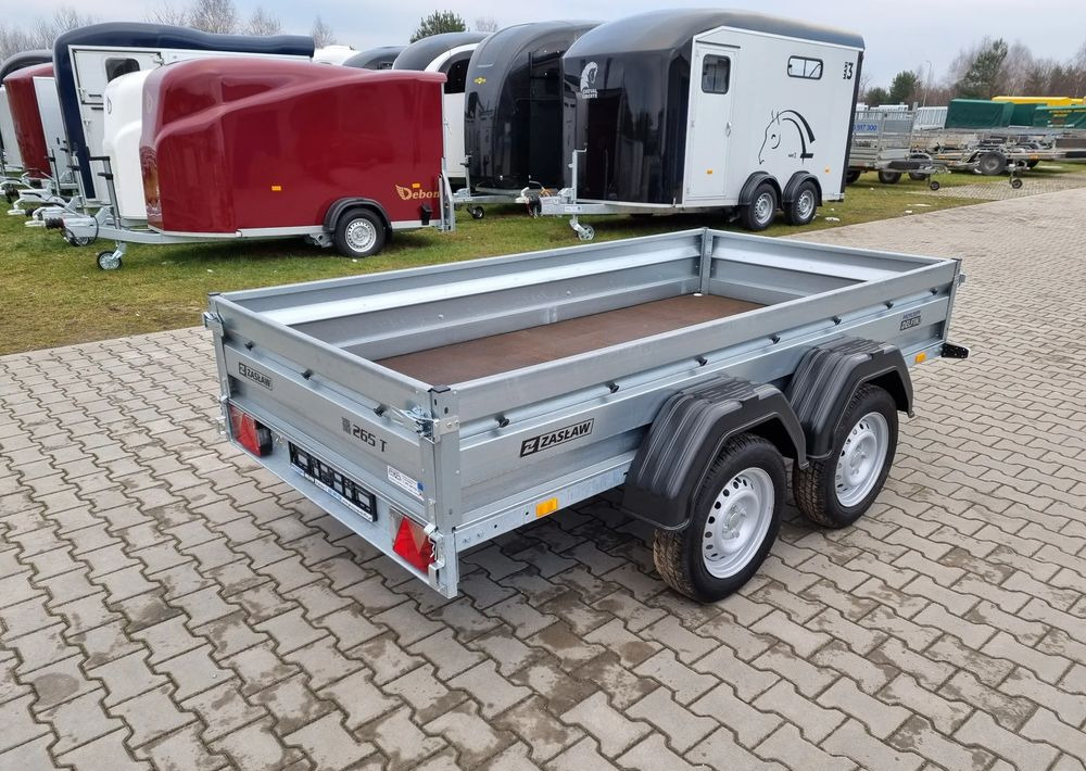 ZASŁAW 265T | 265 x 132 / 750 kg/ 2 osie / lekka przyczepa skrzyniowa - Reboque plataforma/ Caixa aberta: foto 4 ZASŁAW 265T | 265 x 132 / 750 kg/ 2 osie / lekka przyczepa skrzyniowa - Reboque plataforma/ Caixa aberta: foto 4