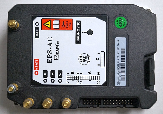 Hyster/Yale 8537102 | Controller Zapi EPS-AC F07094A-HYG 48V 40A Flash mat 21 37 - Centralina electrónica para Equipamento de movimentação: foto 1 Hyster/Yale 8537102 | Controller Zapi EPS-AC F07094A-HYG 48V 40A Flash mat 21 37 - Centralina electrónica para Equipamento de movimentação: foto 1