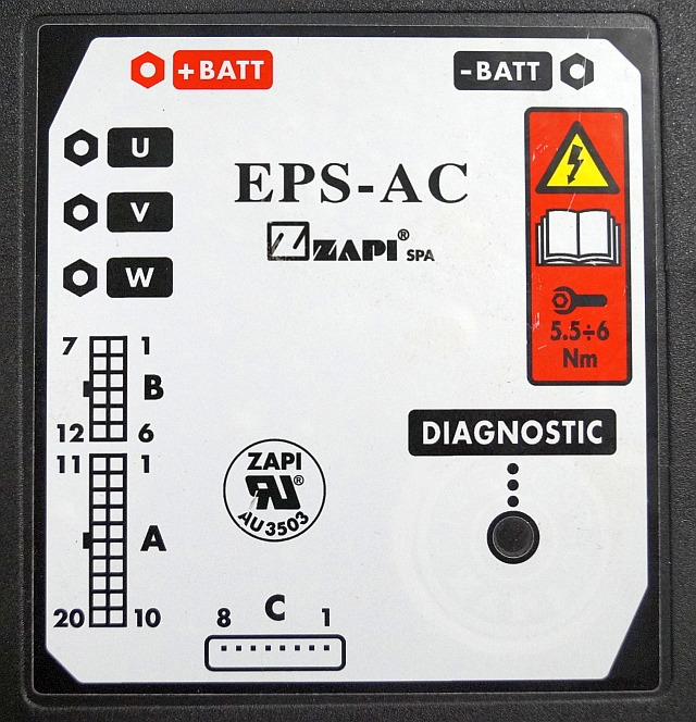 Hyster/Yale 8537102 | Controller Zapi EPS-AC F07094A-HYG 48V 40A Flash mat 21 37 - Centralina electrónica para Equipamento de movimentação: foto 2 Hyster/Yale 8537102 | Controller Zapi EPS-AC F07094A-HYG 48V 40A Flash mat 21 37 - Centralina electrónica para Equipamento de movimentação: foto 2