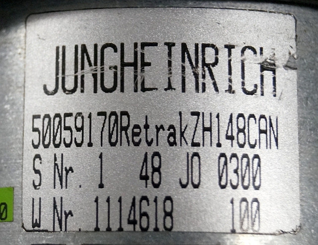 Jungheinrich 50059170 | Joystick ZH1 48V CAN for ETV sn. 148JO0300 - Sistema elétrico para Equipamento de movimentação: foto 5 Jungheinrich 50059170 | Joystick ZH1 48V CAN for ETV sn. 148JO0300 - Sistema elétrico para Equipamento de movimentação: foto 5