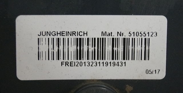 Jungheinrich 51055123 | back cover accelarator EJE EJD EJC sn FREI 2013231191943 - Carroceria e exterior para Equipamento de movimentação: foto 3 Jungheinrich 51055123 | back cover accelarator EJE EJD EJC sn FREI 2013231191943 - Carroceria e exterior para Equipamento de movimentação: foto 3