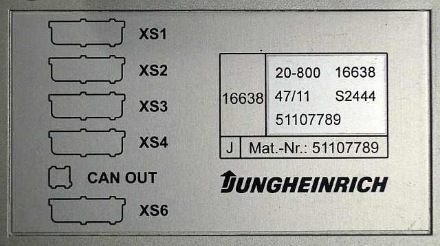 Jungheinrich 51107789 | Rij/hef/stuur regeling Drive/Lift/steering controller fr - Centralina electrónica para Equipamento de movimentação: foto 3 Jungheinrich 51107789 | Rij/hef/stuur regeling Drive/Lift/steering controller fr - Centralina electrónica para Equipamento de movimentação: foto 3