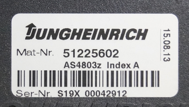 Jungheinrich 51225602 | Stuur regeling steering Controller AS4803 Z index A from - Centralina electrónica para Equipamento de movimentação: foto 3 Jungheinrich 51225602 | Stuur regeling steering Controller AS4803 Z index A from - Centralina electrónica para Equipamento de movimentação: foto 3