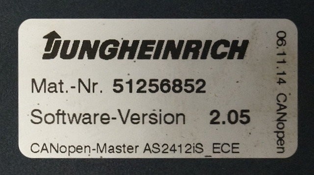 Jungheinrich 51226801 | Rij/hef/stuur regeling drive/lift/steering controller A - Centralina electrónica para Equipamento de movimentação: foto 3 Jungheinrich 51226801 | Rij/hef/stuur regeling drive/lift/steering controller A - Centralina electrónica para Equipamento de movimentação: foto 3