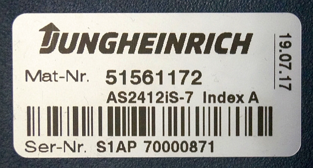 Jungheinrich 51561172 | Rij/hef/stuur regeling drive/lift/steering controller A - Centralina electrónica para Equipamento de movimentação: foto 2 Jungheinrich 51561172 | Rij/hef/stuur regeling drive/lift/steering controller A - Centralina electrónica para Equipamento de movimentação: foto 2