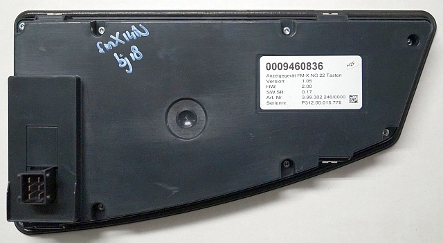 Still 0009460836 | Display V1.05 HW 2.00 Sw. 0.17 from Still FMX14N year 2018 - Painel de instrumentos para Equipamento de movimentação: foto 2 Still 0009460836 | Display V1.05 HW 2.00 Sw. 0.17 from Still FMX14N year 2018 - Painel de instrumentos para Equipamento de movimentação: foto 2