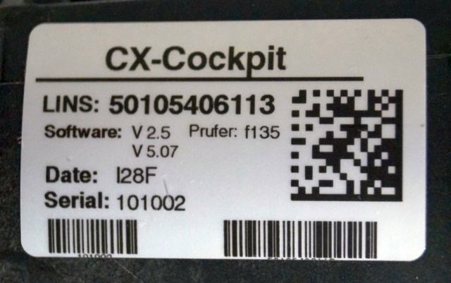 Still 50105406113 | CX cockpit Sw. V2,5 V58,07 sn. 101002 from EXEU S22 year 201 - Painel de instrumentos para Equipamento de movimentação: foto 5 Still 50105406113 | CX cockpit Sw. V2,5 V58,07 sn. 101002 from EXEU S22 year 201 - Painel de instrumentos para Equipamento de movimentação: foto 5