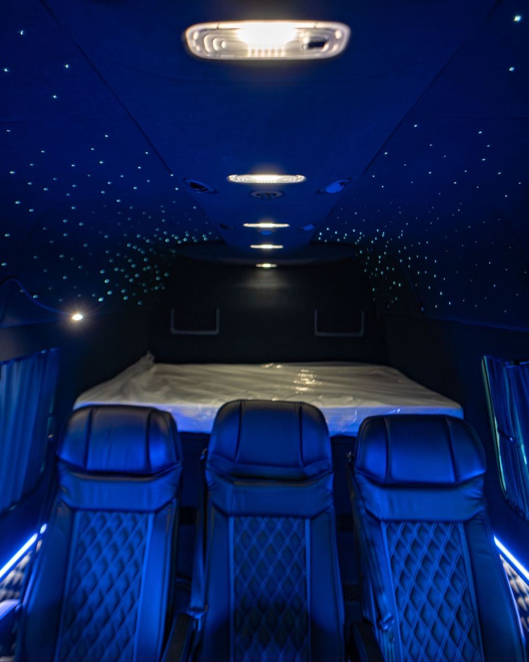 Furgão de passageiros Mercedes-Benz Sprinter 319 VIP Van/ Sleeping Area/ Ski Holders: foto 19
