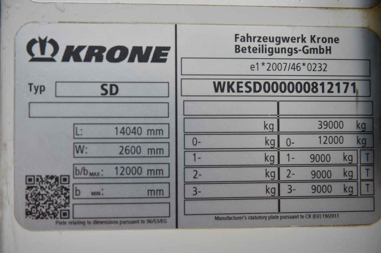 Semi-reboque frigorífico Krone SDR Double Deck Cool Liner FP45 ThermoKing SLXi 300 Lifting Axle: foto 19