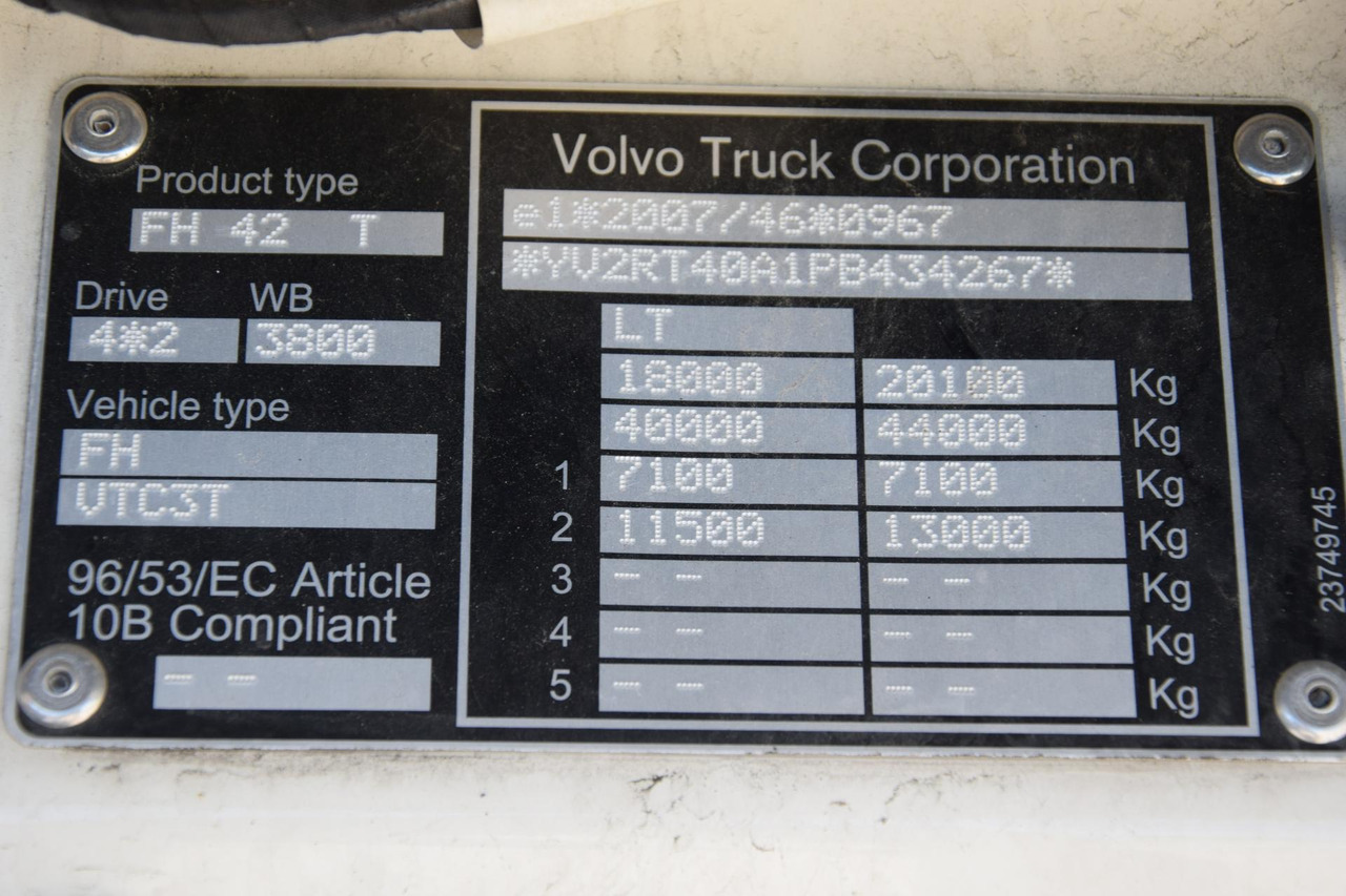 Tractor Volvo FH 500 Globetrotter XL: foto 17