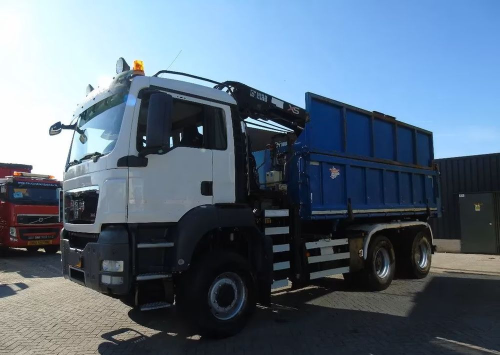 MAN TGS 26.400 6x6 – Wywrotka 3-stronna Meiller + Żuraw HIAB 166 E3 HIPRO – 429.222 km – Euro 4 - Camião basculante, Camião grua: foto 2 MAN TGS 26.400 6x6 – Wywrotka 3-stronna Meiller + Żuraw HIAB 166 E3 HIPRO – 429.222 km – Euro 4 - Camião basculante, Camião grua: foto 2