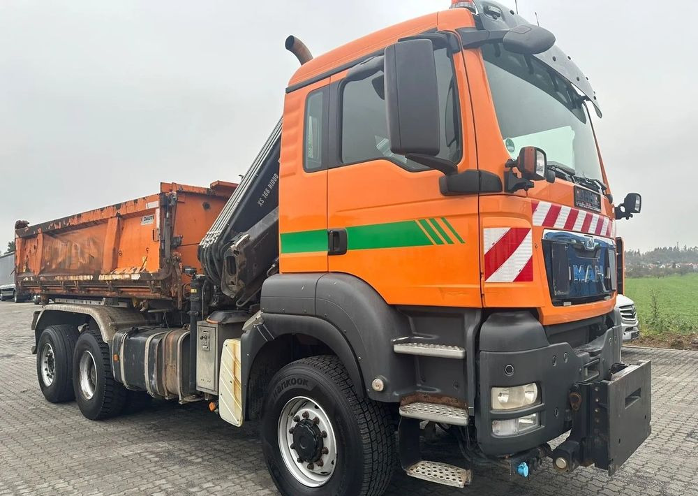 MAN TGS 26.480 6x4 •KRAN HIAB XS 166 HIDUO • Wywrotka 3-stronna • Bordmatik • Euro 6 • Retarder • - Camião basculante: foto 1 MAN TGS 26.480 6x4 •KRAN HIAB XS 166 HIDUO • Wywrotka 3-stronna • Bordmatik • Euro 6 • Retarder • - Camião basculante: foto 1