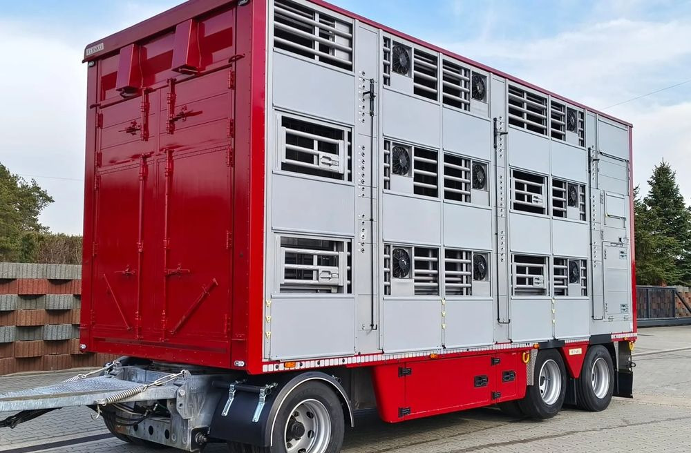 Pezzaioli RBA 32/TRZYOSIOWA PRZYCZEPA-2XBYDŁO,3X TRZODA - Reboque transporte de gado: foto 1 Pezzaioli RBA 32/TRZYOSIOWA PRZYCZEPA-2XBYDŁO,3X TRZODA - Reboque transporte de gado: foto 1