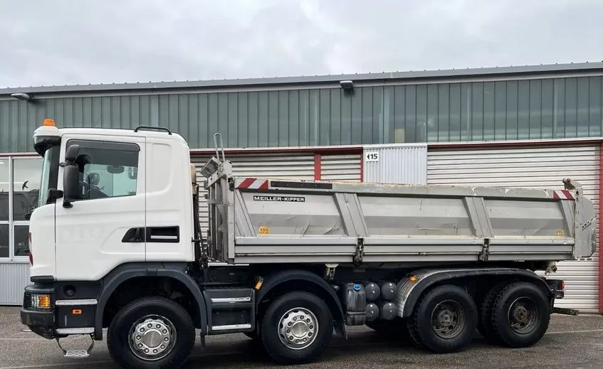Scania G 450 8x4 | Meiller Bordmatik Wywrotka trójstronna | Retarder | 298.000 km!!!! | Euro 6 |1 właściciel - Camião basculante: foto 5 Scania G 450 8x4 | Meiller Bordmatik Wywrotka trójstronna | Retarder | 298.000 km!!!! | Euro 6 |1 właściciel - Camião basculante: foto 5