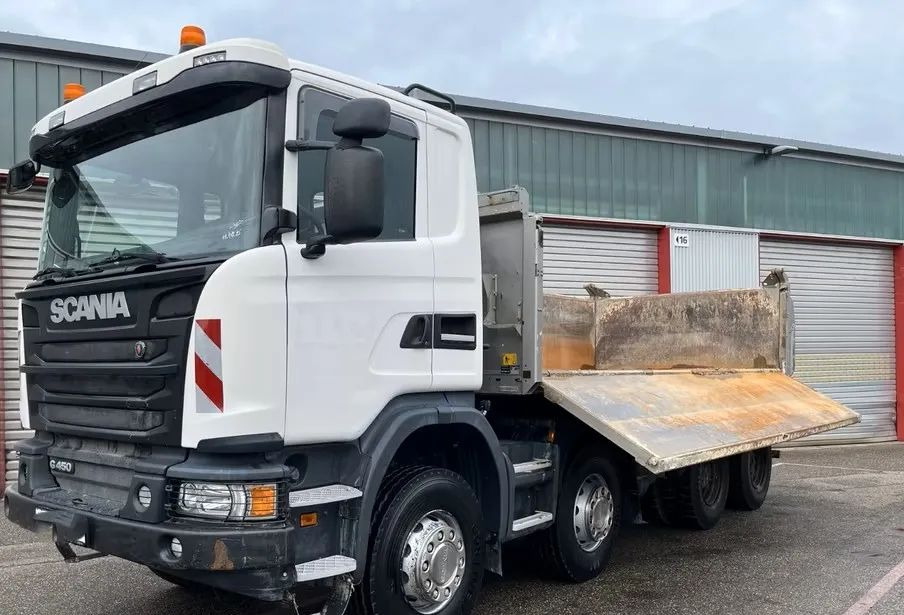 Scania G 450 8x4 | Meiller Bordmatik Wywrotka trójstronna | Retarder | 298.000 km!!!! | Euro 6 |1 właściciel - Camião basculante: foto 4 Scania G 450 8x4 | Meiller Bordmatik Wywrotka trójstronna | Retarder | 298.000 km!!!! | Euro 6 |1 właściciel - Camião basculante: foto 4
