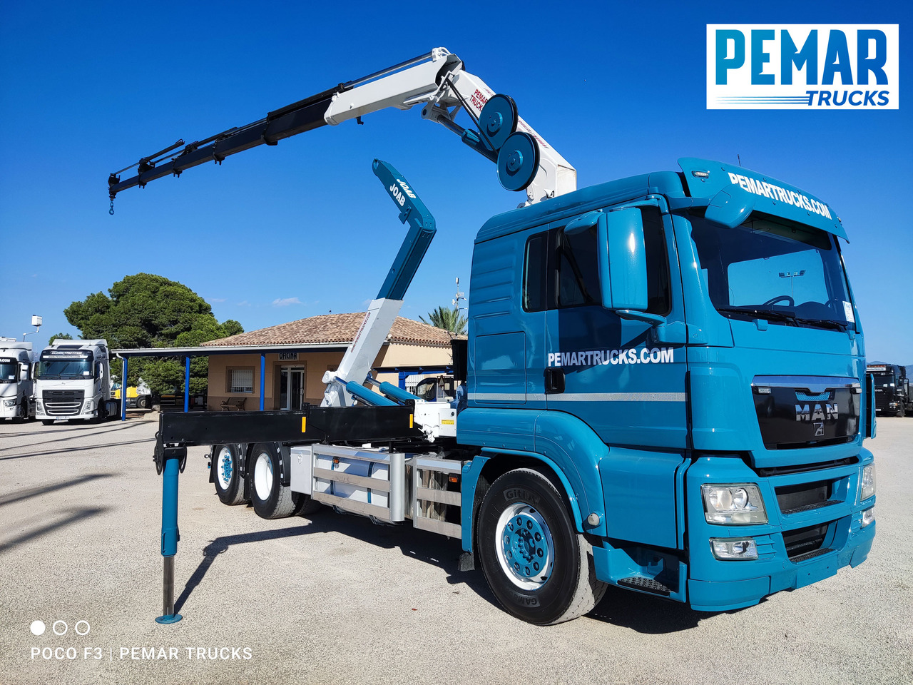 Camião basculante, Camião grua MAN TGS 26.480 6X2 GRUA HMF 2420-5 MULTILIFT EURO 5: foto 19